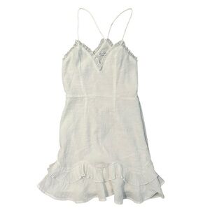 White Ruffle Dress